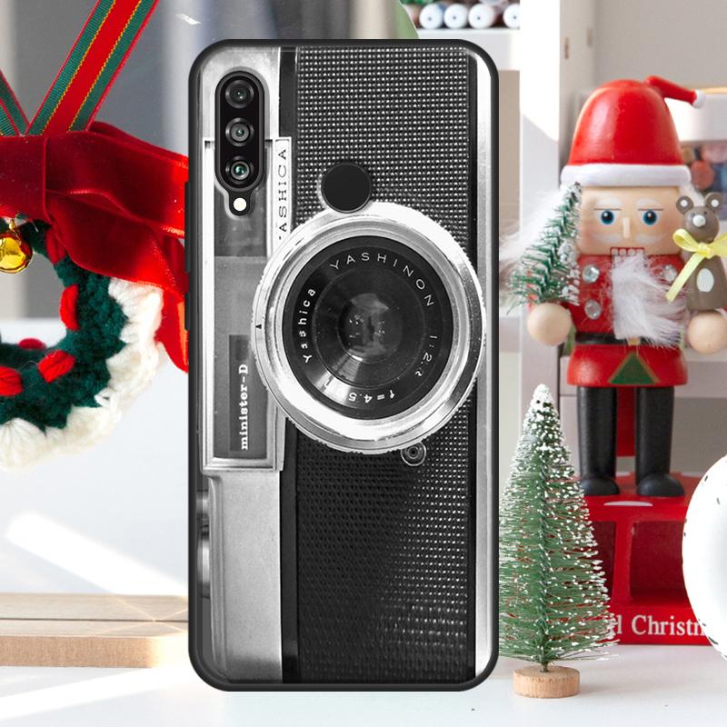 Retro Classic Vintage Camera For Huawei Nova 9 10 SE 11 Pro Y60 Y70 Y90 Y61 Y91 Y72 Y73 12i 11i 8i P20 P30 P40 Lite Case