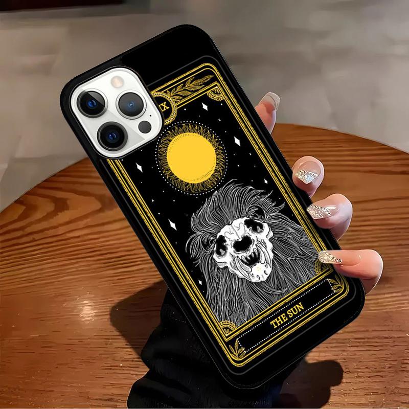 The SUN Tarot card Phone Case For iPhone 17 Air 16 15 14 13 12 11 Pro Max Max Plus Bumper Case Cover