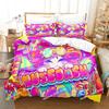 Anime Muse Dash Game Bedding Set Duvet Cover Bed Set Quilt Cover Pillowcase Comforter king Queen Size Boys Adult Bedding Set