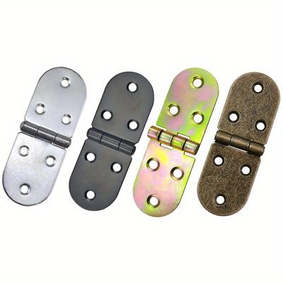 6pcs Metal Folding Flip Hinge, Suitable for Sewing Machine Tables, Mini Cabinets, Wardrobes, and Wardrobe Doors