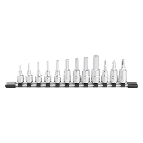 

TONE Hex Socket Set with Socket Holder HH312 3/8 Inch Drive 12-Piece