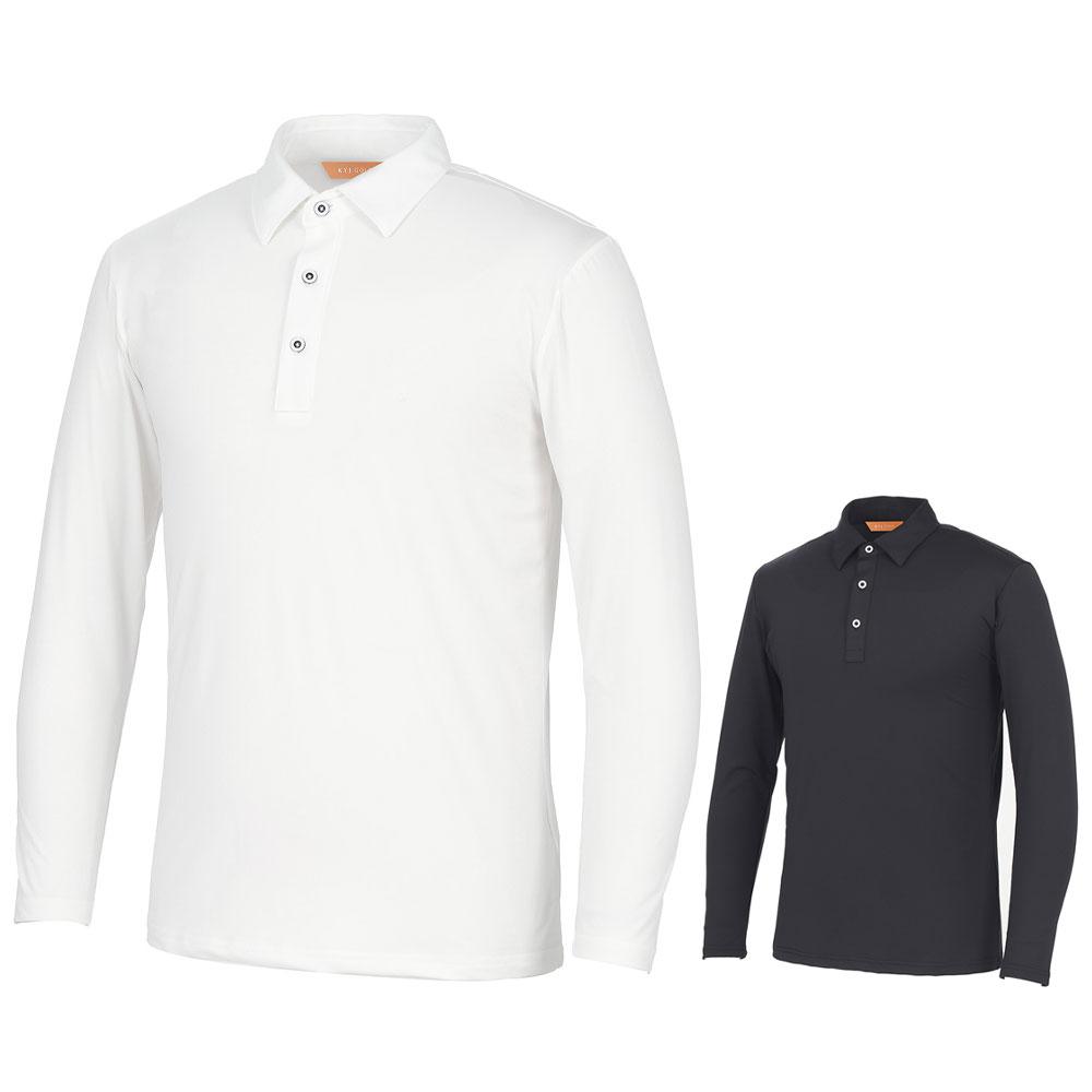 Kim Young Joo Golf Spring/Autumn Basic Stretch Functional Collared Men'S Golf Long Sleeve T-Shirt Dpsmts27
