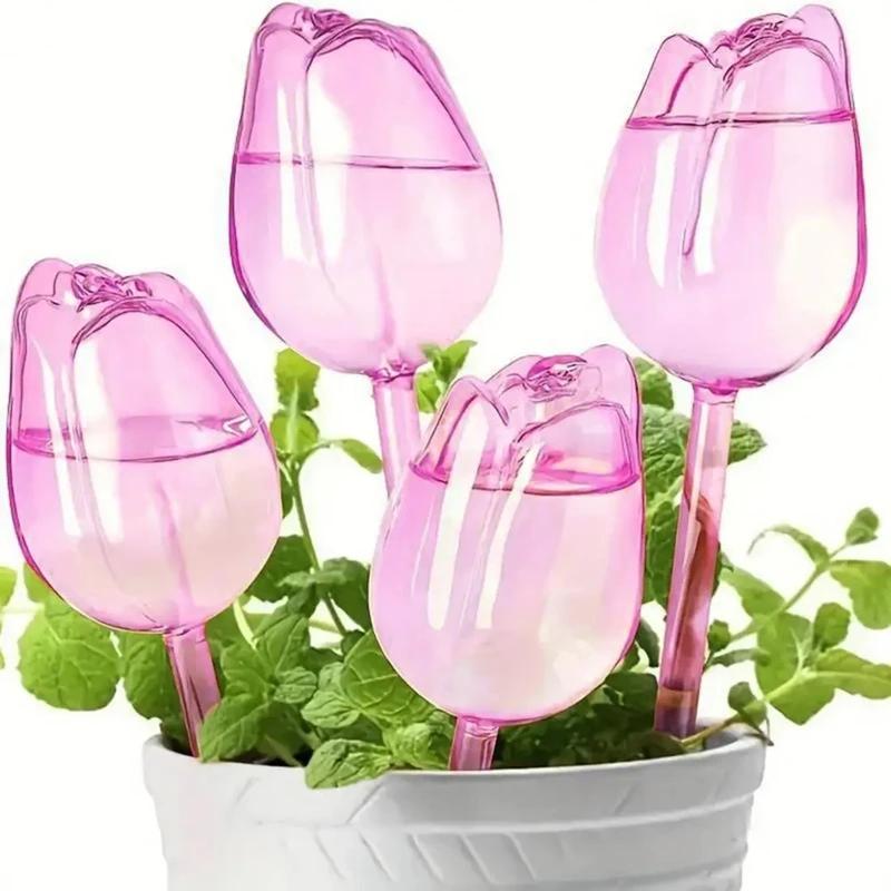 Plastic Tulip Waterer Plant Watering Globes Automatic Drip Irrigation System Self Watering Supplies Planter Insert Water Devices