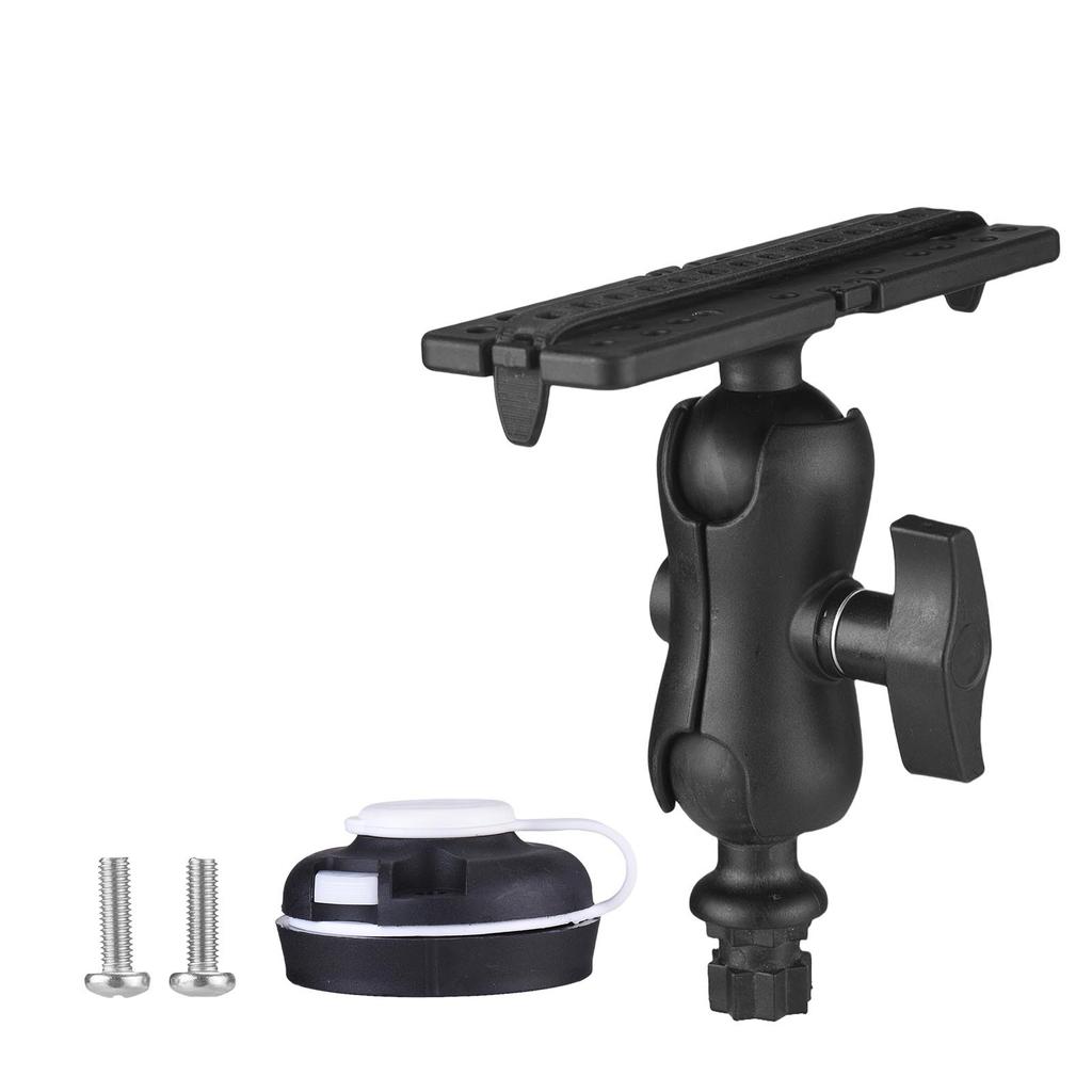 Fish Finder Mount with Rectangular Base Adjustable Kayak Rail Installation System Fishing Accessories