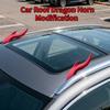 Car Dragon Horns Decoration 2 Pieces Car Decorations Exterior No-Drill Modification Attachment 3D for Bike Motorcycle Truck Atv