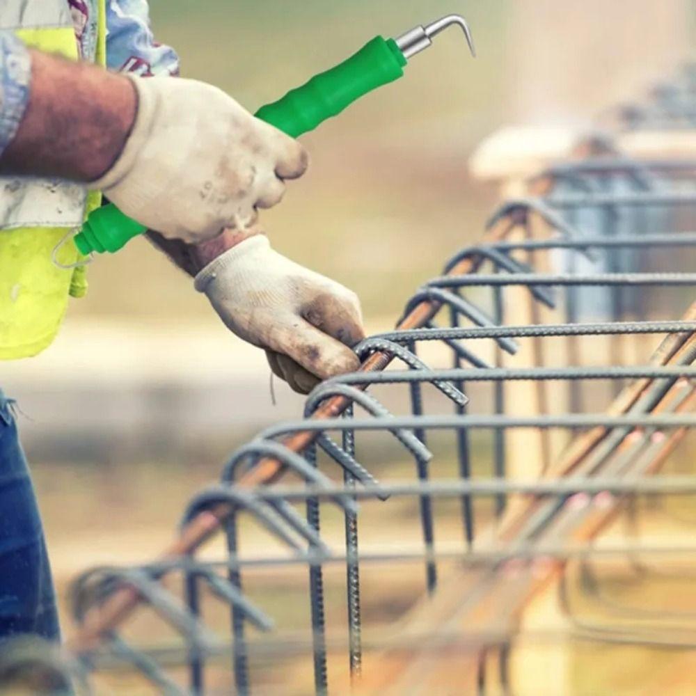 260mm Rebar Tying Steel Hook Hand Tools Twisting Fence Tool New Rebar Straight Hook Construction