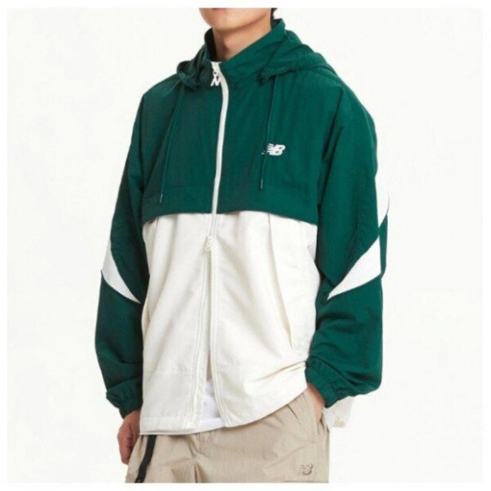 

New Balance Jacket Colorblock Woven Jacket Kqj Nbnae31823 62 Green series/100