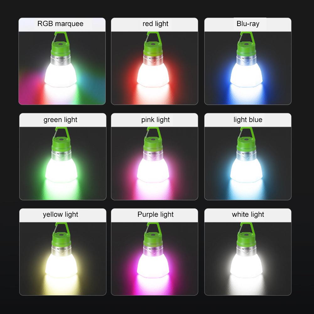 Mini LED Handheld Flashlight USB C Rechargeable Torch  Ambient Light Outdoor Camping Waterproof Tent Lamp Portable Hook Lamp