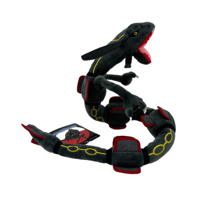 80cm Poseable Rayquaza Green & Black Dragon Plush Doll with Tag