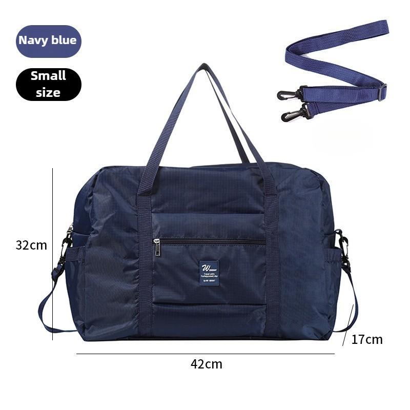 Foldable Travel Duffle Bag - Large Capacity Luggage Organizer for Clothes, Handheld Storage Bag That Slips Over Suitcase