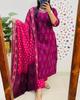 Beautiful Designer Party Wear Kurta Pant Dupatta Set Indian Pakistani Bollywood Tunic Kurti Salwar Suit