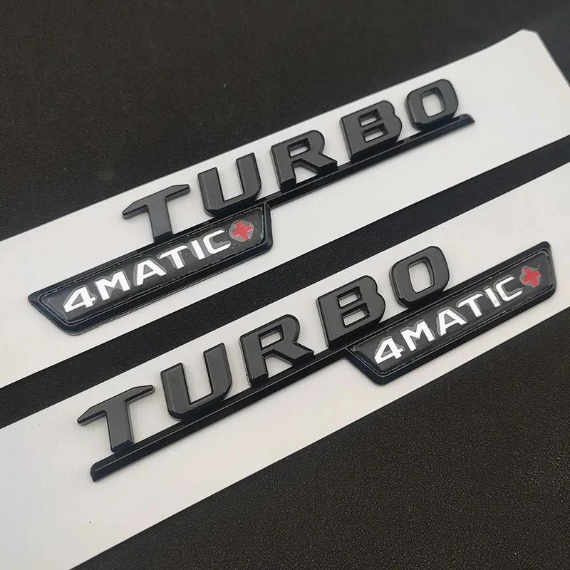 LWC1  3D ABS Car Letters For Mercedes CLA35 CLA45 AMG C117 W117 CLA45S C118 W118 Fender TURBO 4MATIC Emblem Logo Sticker Accessories