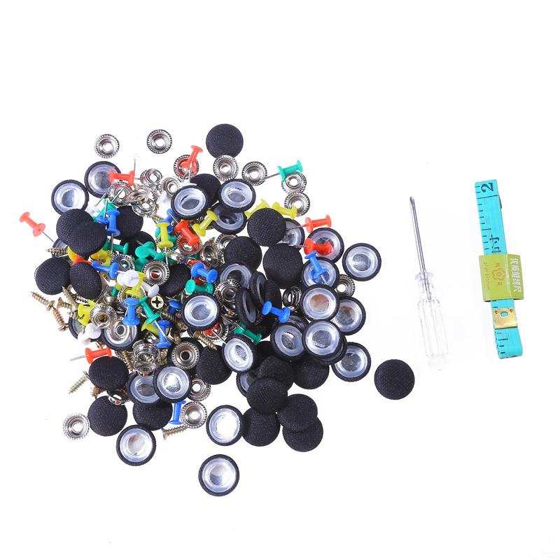 10/30/60pcs Car Interior Roof Buckles Headliner Ceiling Cloth Fixing Screw Care Fabric Buckle Rivets Retainer Cap Repair Tool