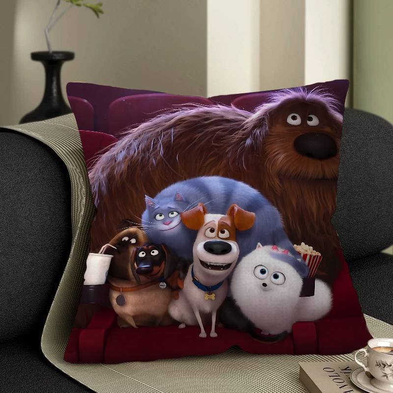 THE S-SECRET L-LIFE OF PETS Pillowcases Home Bedding Decorative Pillow Cover Wedding Super Soft Pillow Case
