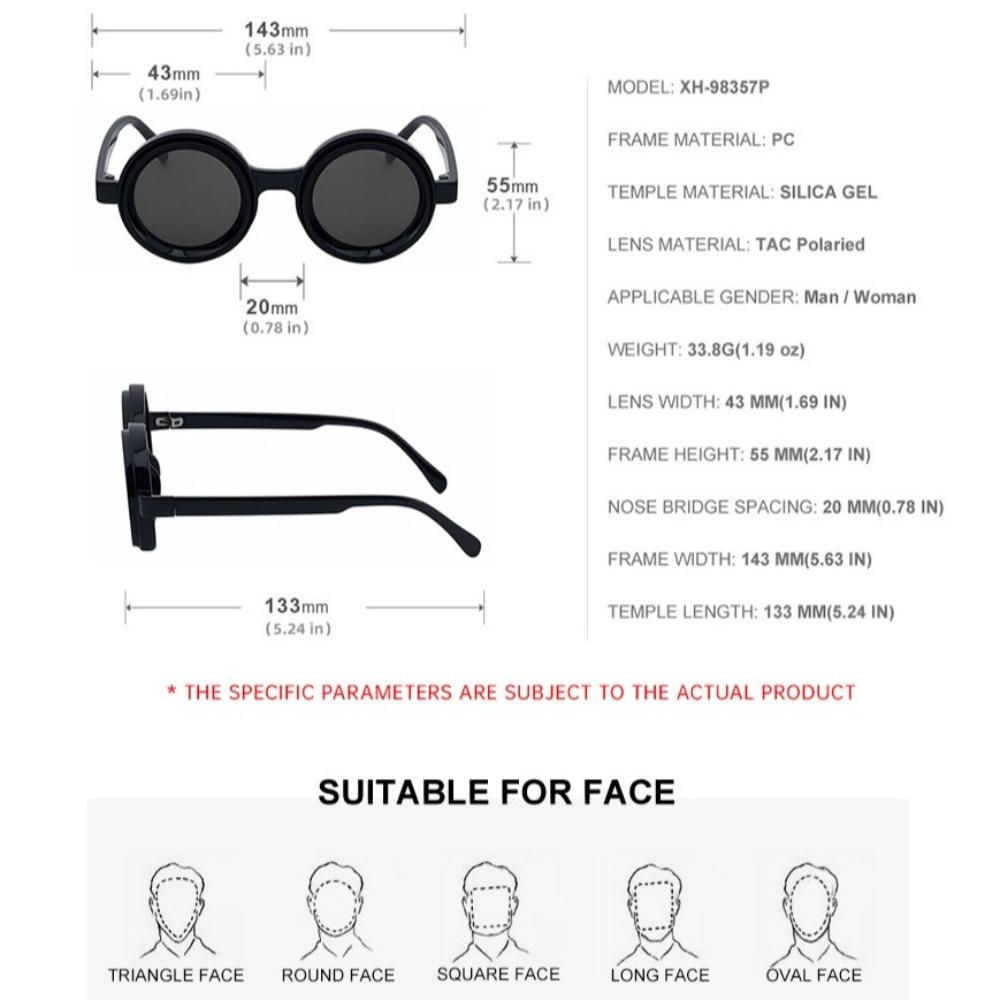 9 Level Adjustable Dimming Glasses ND Filter Sun Glasses New Polarized Sunglasses  Outdoor
