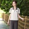 YUZHAOLIN Mid-Aged Women's Summer T-shirt & Pants Set