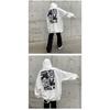Men's Oversized Graphic Hoodie Hip Hop Style Long Sleeve Pullover Sweatshirt