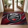 Beşiktaş FC dizaino kristalinio veliūro kilimas, minkštas dekoratyvinis kilimėlis miegamojo įėjimui