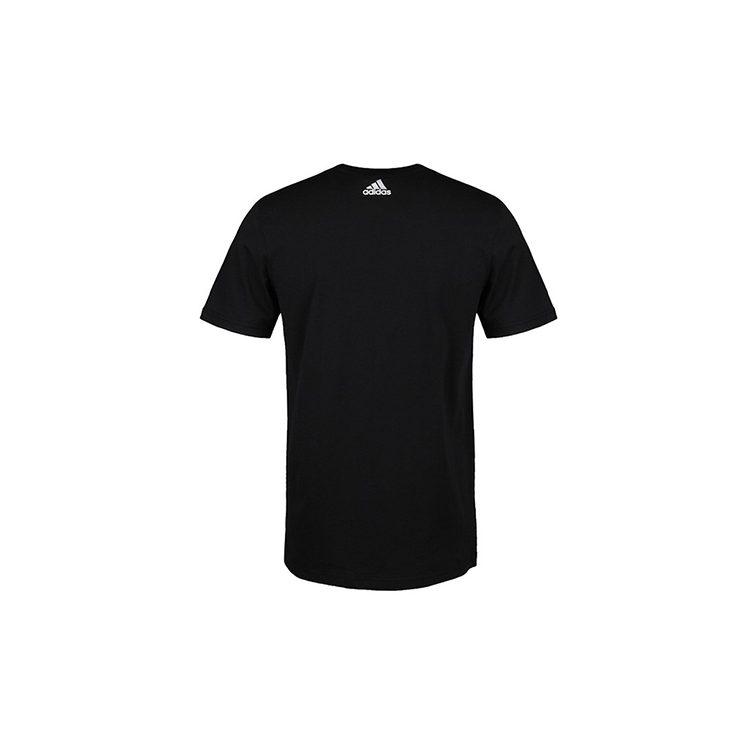 adidas T Shirts Men's Black Crew Neck Moderate Straight Fit DY8717
