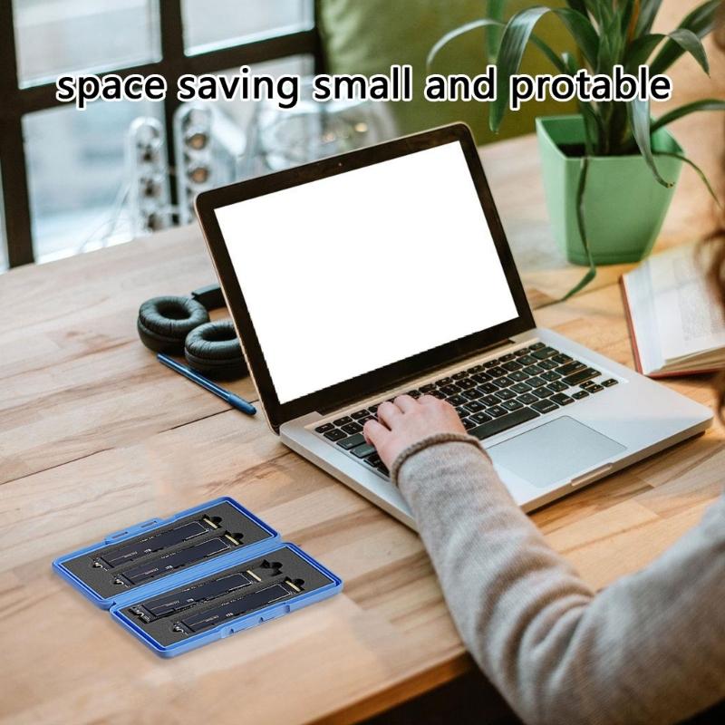 M.2 Solid Disk Box Solid Hard Drive Storage Case For 4 Slots With High Strength Protective Shell