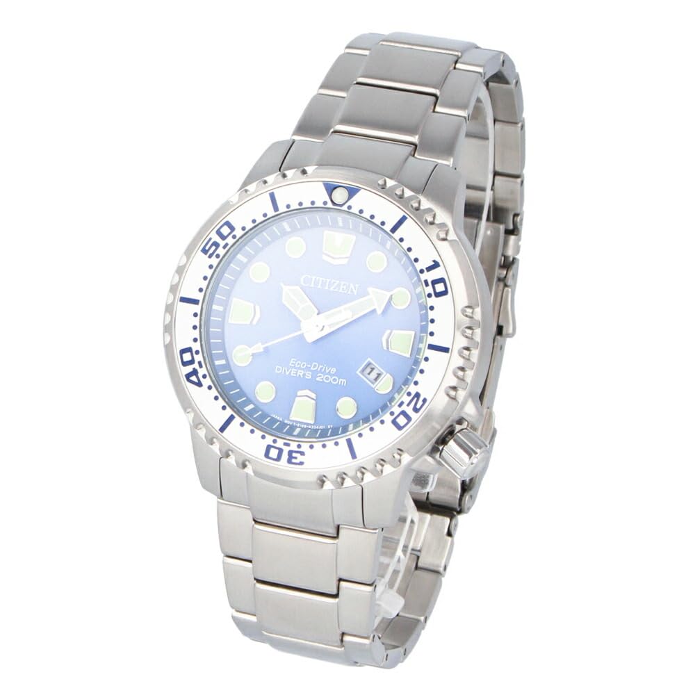 

CITIZEN Citizen Eco-Drive PROMASTER MARINE Watch Men s Solar DIVER S 200m Silver Blue BN0165-55L