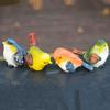 4Pcs Miniature Bird Decorative Figurines Garden Ornaments for Landscape Garden