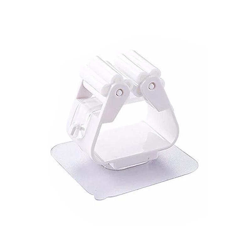 2pcs Wall Mounted Mop Organizer Holder Brush Broom Hanger Storage Rack Kitchen Tool Wall Housekeeper Accessory Hanging Pipe Hook