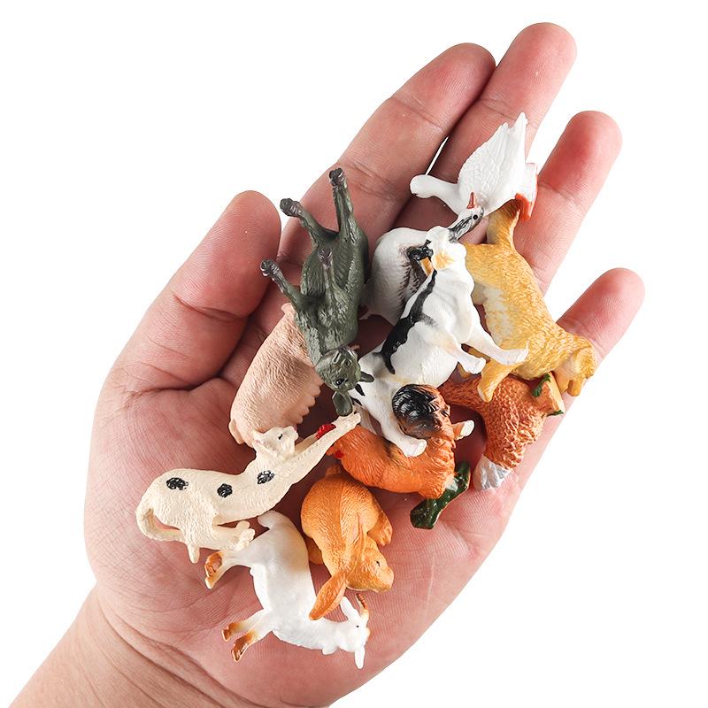 Wild Animal Figurines - Realistic Tiger, Lion, Kangaroo, Hippo, Gorilla, Rhino, Elephant, Croc, Zebra Models
