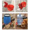 Chicken Drinking Cup Automatic Drinker Chicken Feeder Plastic Poultry Waterer Drinking Water Feeder for Chicks Duck Goose Quail