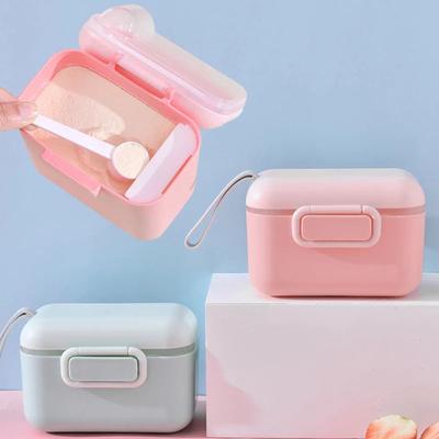 Cute Baby Food Infant Toddle Snacks Container Food Storage Box Essential Cereal Milk Powder Box