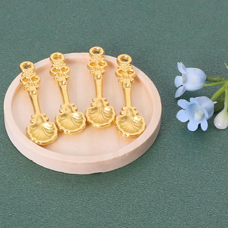 1set Miniature Coffee Cup With Saucer Spoon Dollhouse Simulation Kitchen Tableware Doll Accessories Toy