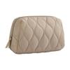 Bolsa de Almacenamiento Organizadora de Cosméticos para Maquillaje Bolsa Cosmética de Apertura Amplia Ligera Acolchada
