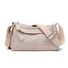 New Nylon Crossbody Bag Multipocket Waterproof Phone Pouch Solid Color Lightweight Messenger Bag Women
