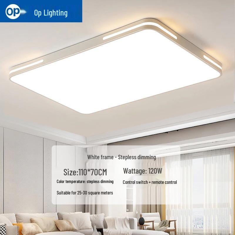 Ultra-Thin Minimalist LED Ceiling Light for Living Room, Dining Room, Bedroom - Modern Whole House Lighting Package