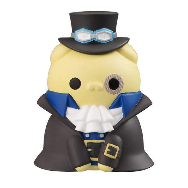 MEGA CAT PROJECT One Piece Nyampis Going To Be the Pirate 30mm PVC Painted Finished Figure Nyan! I'm King! [Resale] (BOX) Approx.