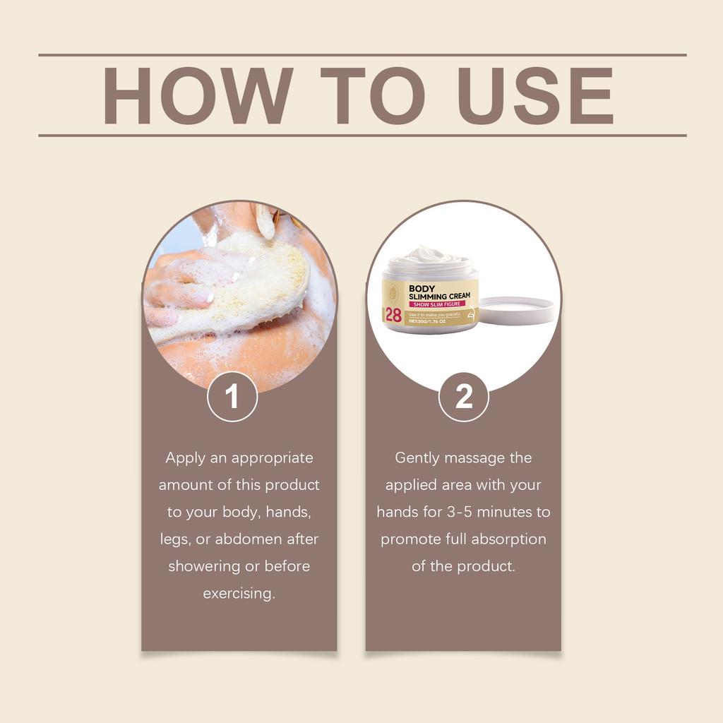 Body Care Cream Gently Moisturizes The Skin, Enhancing Body Shape; Refreshing And Soft For Daily Massage Care.