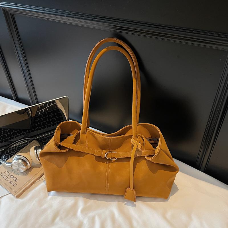 Retro bag large capacity women's 2025 new high-end atmospheric shoulder bag autumn and winter commuting versatile tote big bag