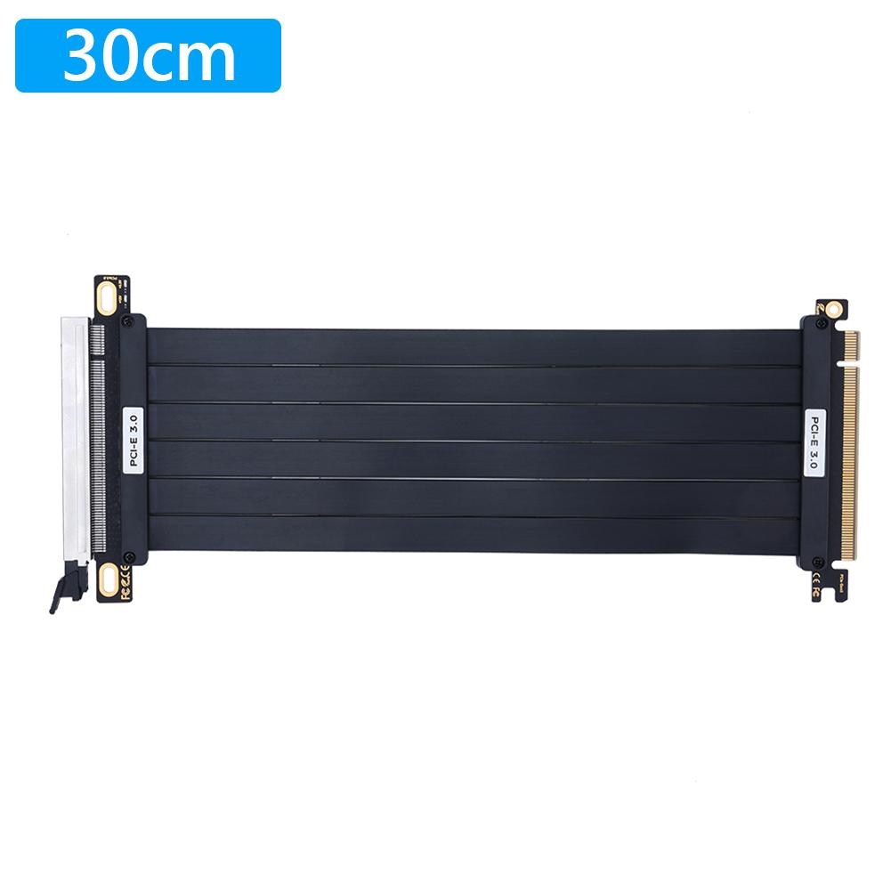 PCIe 3.0 X16 High Speed Flexible Extender Card EMI Shielded PCI Express Gen 3 GPU Extension Cord PCIE 3.0 Extension Cable
