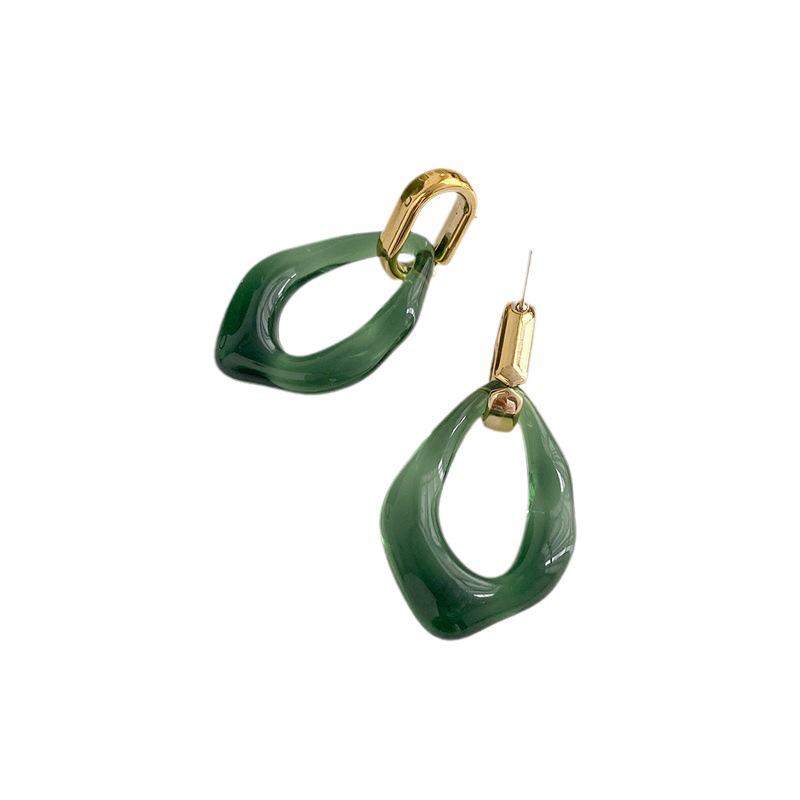 Korean Retro Dangle Earrings: S925 Silver Needle, Small Studs for Women