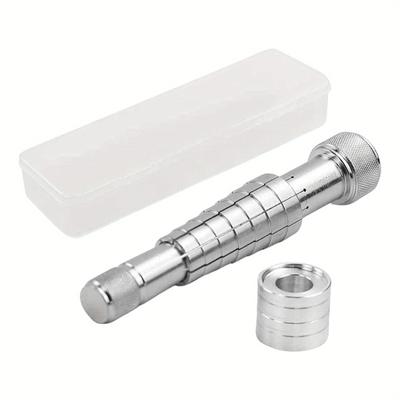 1SET Ring Stretcher Tool Finger Wedding Enlarge Rings Band Sizers Metal Expander Mandrel Jewelry Ring Sizing Tool Size From 17-24mm