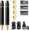 Black Diamond Copper-Plated High-Pressure Water Gun Nozzle for Car Wash & Garden Use