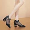 Vintage Sandal On Sale Pointed Toe Zip Women's Sandals 2025 Trend High Quality Casual Designer Luxury Offer Vip Ladies Shoes