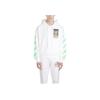Off-White Graphic Print Pullover Hoodie Men Hoodies White OMBB037R20E300140188