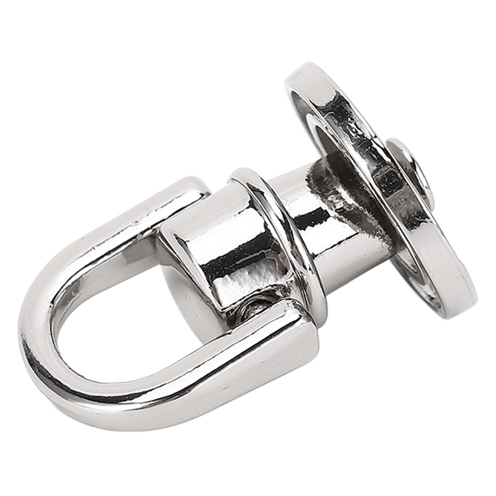 

20 Pcs D Rivet Zinc Alloy Iron Hd Button Rotatable D Stud Screw for Handbag Backpack Pet Collar
