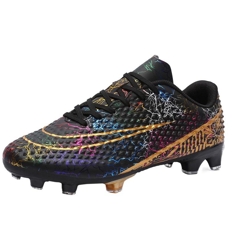Low-top actual combat football shoes long spikes football training shoes broken spikes football men's large size 46