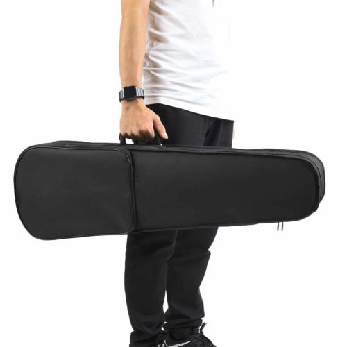 Vbestlife Violin Kit, 1/2" and 1/4" Scale, for Kids and Beginners, Mini Wooden Violin, Smooth Acoustic Stringed Instrument with Rosin, Bow, and Storag