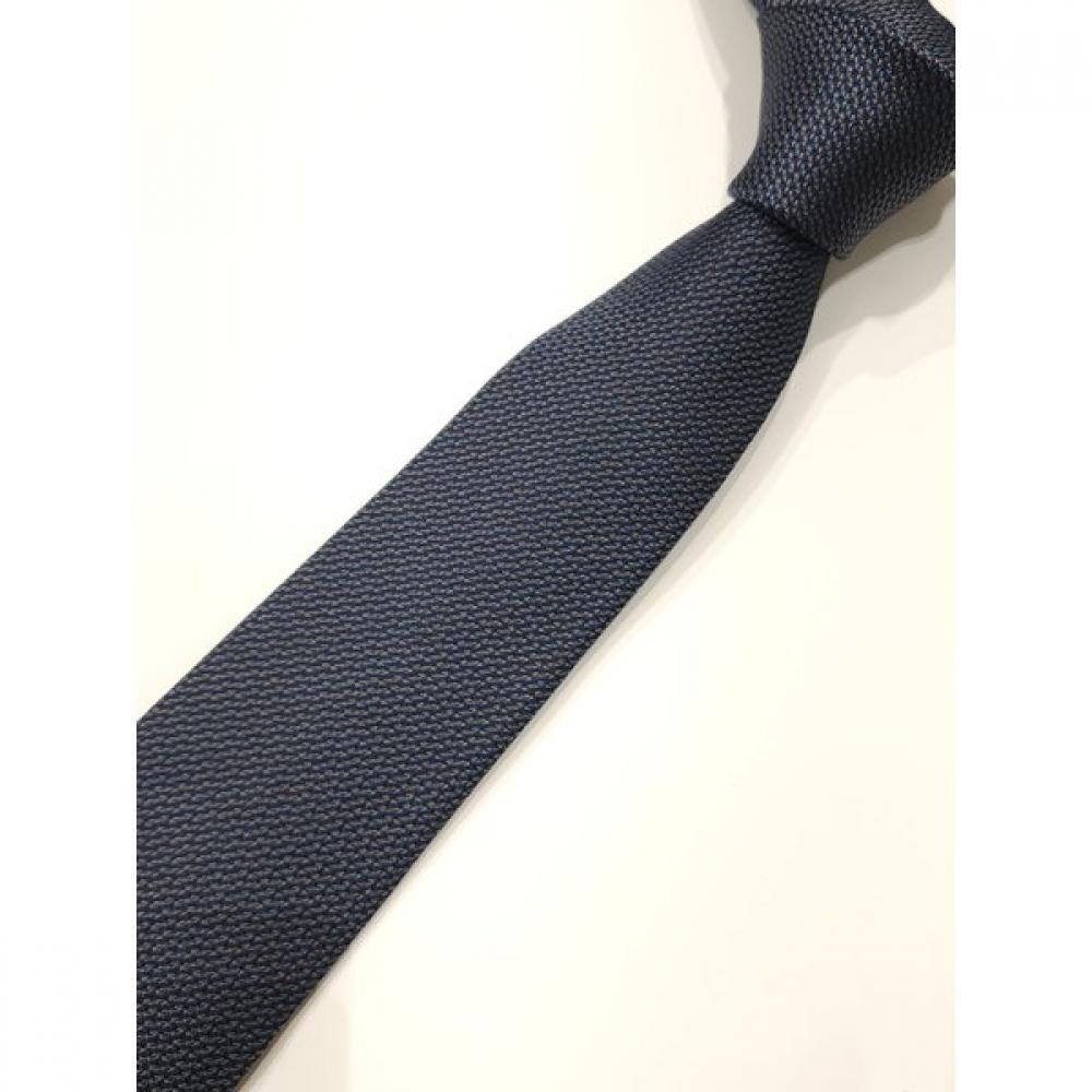 Daks 2026 Ss Silk Blend Solid Brown Slim Tie Dmg1acf1273w1