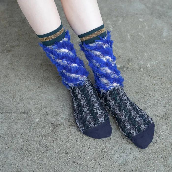 Lesser Tail Socks - Blue [CQ-CT-25-1-IW5M-070]