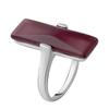 Silver Ring with a Cat's Eye (2054375) 5.31 Gr. 925 Samples