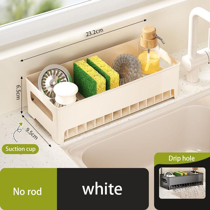 

Household Storage Rack Rag Kitchen Drain Sink Sponge Shelf Faucet Dishwasher Sink Multi-function Storage Tool